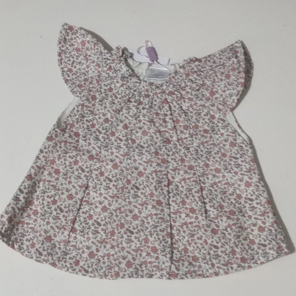 Willow & Whistle Baby Girl Floral Top and Bloomers Set. Size 3 Months NWT - Picture 4 of 8